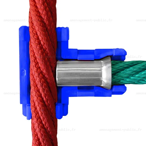 Pièce de raccordement en T pour filet d’aire de jeu